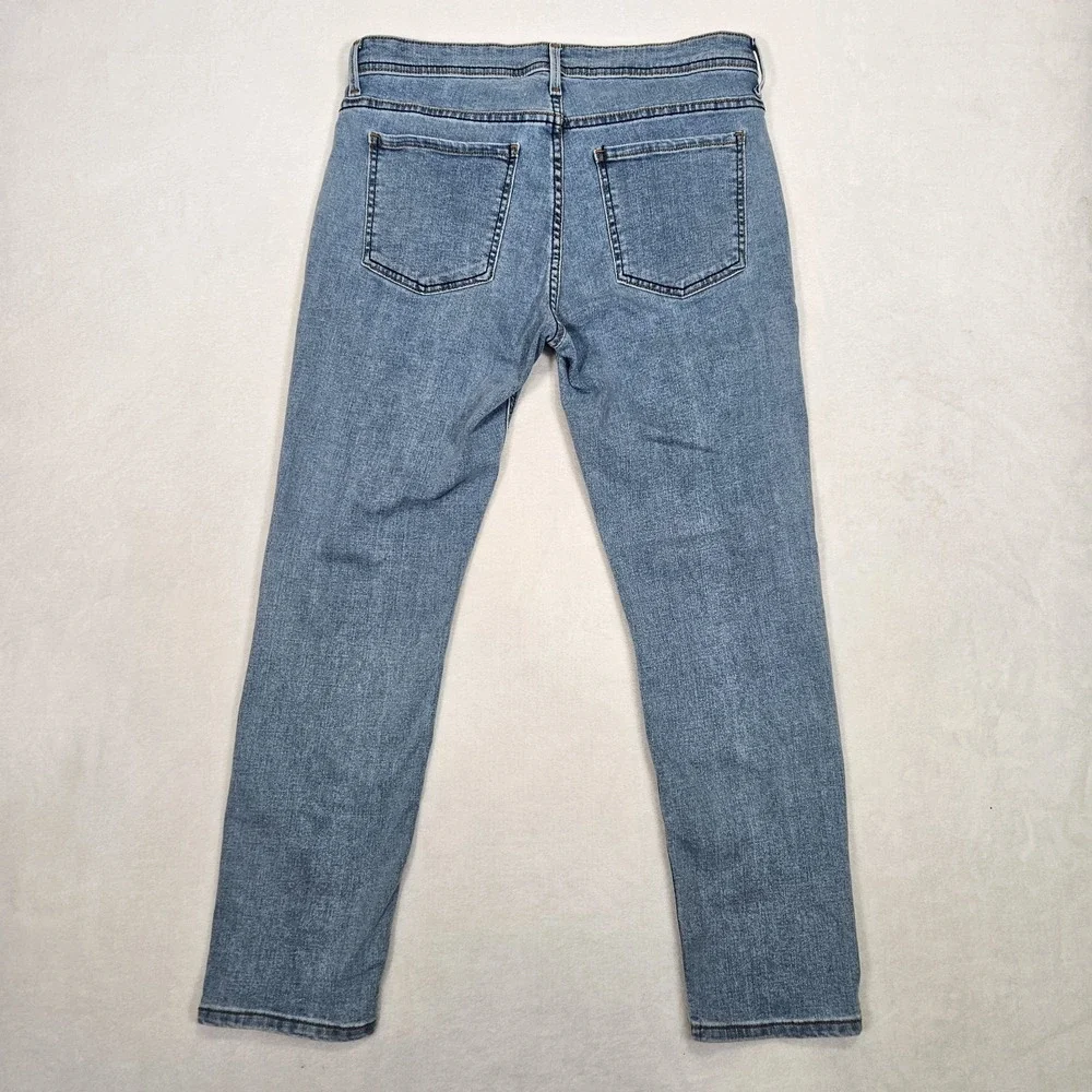 U-510 Xavier Jeans Pant 32x27* Light Blue Stretch Denim Stretch Eco Friendly - Picture 4 of 6
